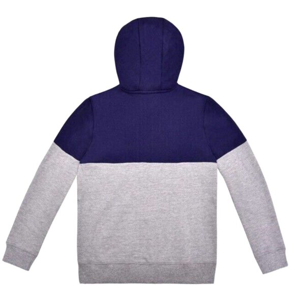 AIRWALK Large Youth Boys Gray Black Sherpa Fleece Zipper Hoodie NWT - Picture 2 of 2